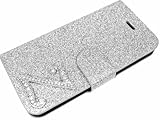 Exklusive-Cad Lilac Case for Samsung Galaxy S3 Mini Case – Glitter with Flip Case Cover Case with Magnetic Closure