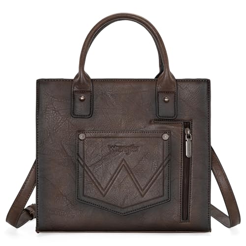 Image of Wrangler Tote Bag for Women Western Cowhide Purse and Wallet Set