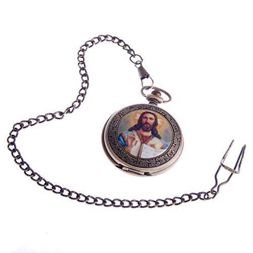 Reloj de bolsillo de fácil lectura con números arábigos y maquinaria de cuarzo PW-49 2