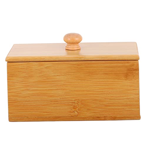 Cabilock 1Pc Creative Wooden Tea Bag and Coffee Sugar Storage Box Dual Compartment Decorative Organizer for Office and Hotel Use Smooth Edges Multi Functional Tea Case