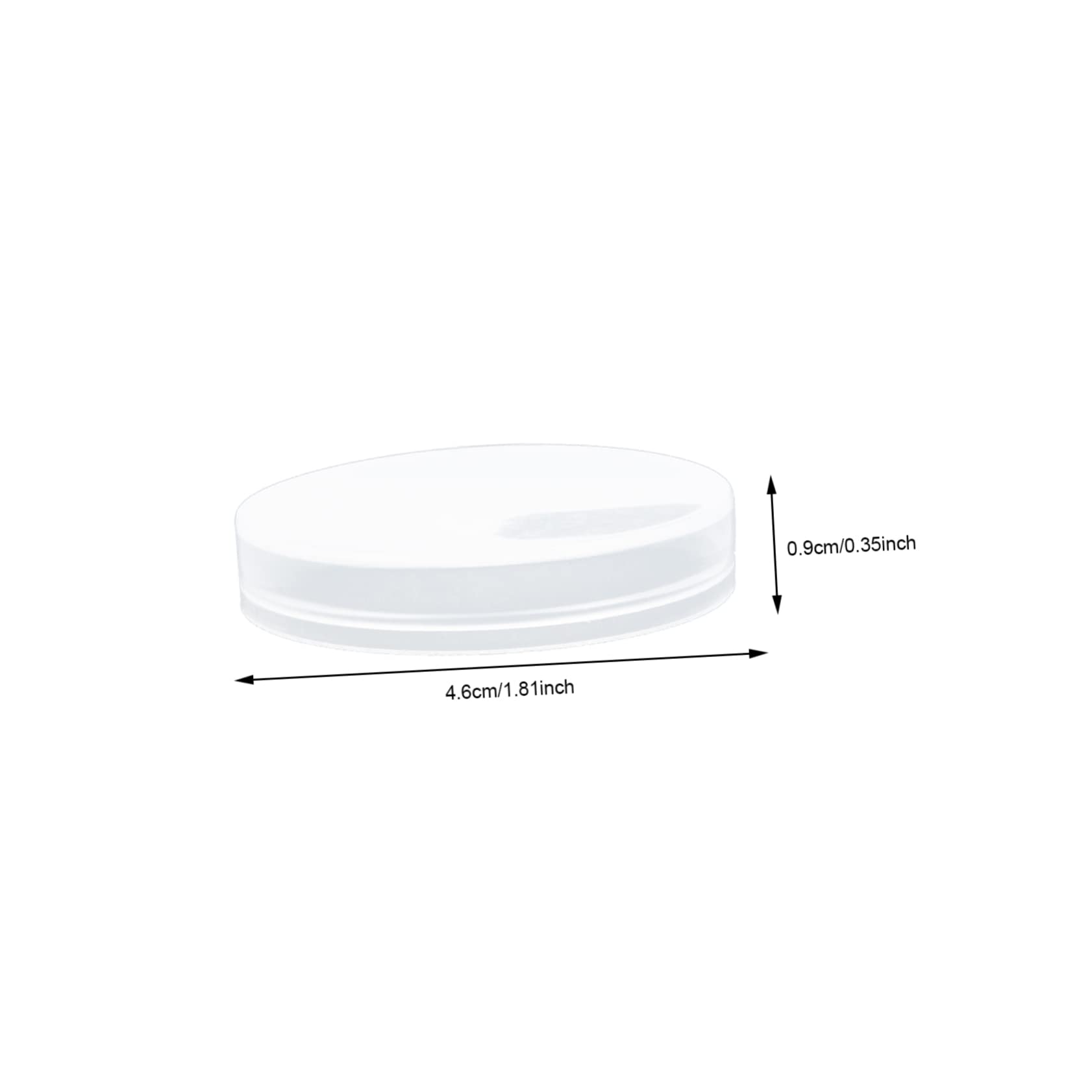 FUNOMOCYA 100pcs Replacement Bottle Caps Leak-proof Plastic Milk Jar Lid for Dairy Shoppe