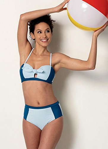 Amazon.com: Butterick Patterns B6358 D5 Misses' Tie-Detail Bikini