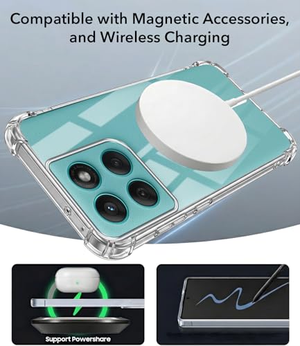 Image of Jkobi Shockproof Crystal-Clear Back Cover for Motorola Moto Edge 60 Fusion (Magsafe Wireless Support | Drop & Camera Protection | Hard Polycarbonate)