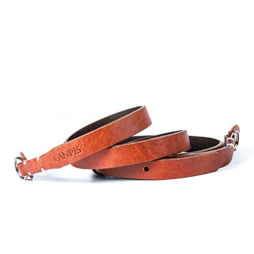 Canpis Cp006 Camera Shoulder Neck Strap Brown, Four Stage Buckled Adjustable Length Compatible With Mirrorless Compact Cameras #TOP1