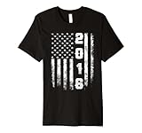 2016 Birthday America Flag Men Fathers Day Women Mothers Day Premium T-Shirt