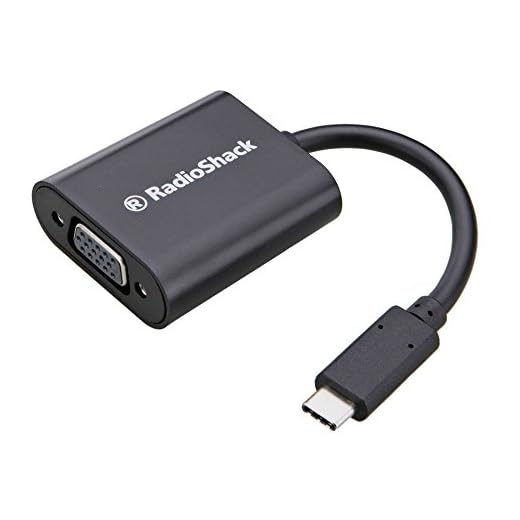 RadioShack USB-C to VGA Video Adapter