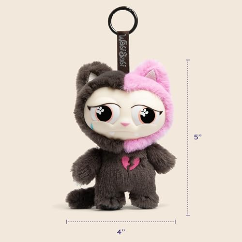 Image of WabiSabi Kitty Club Blind Box by Relatable - Soft, Collectible, Blind Box Figures Plush on a Keychain, for Kids, Teens, and Collectors - Includes 1 Single Mystery Plush