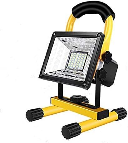 Led充電式作業灯 100w充電式投光照明ポータブルled作業用ライトip65建設現場 ワークショップ ガレージ用の防水屋外キャンプライト 品揃え豊富で