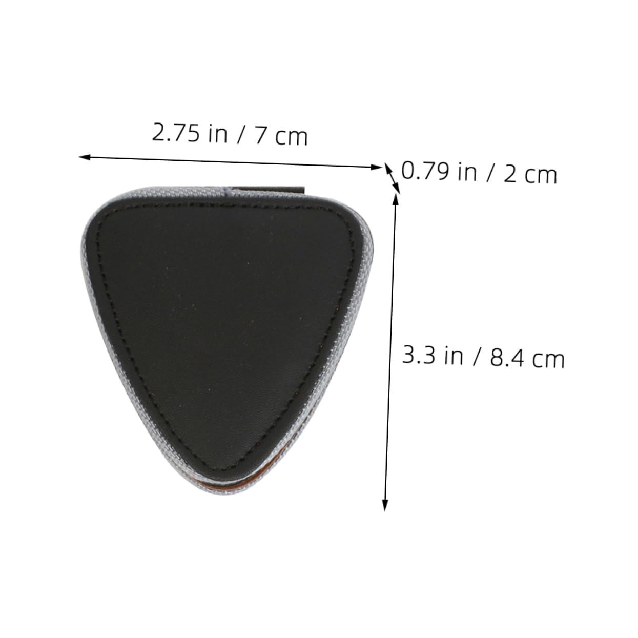 Kisangel Guitar Picks Storage Holder Electric Pick Organizer Bag Case for Enthusiasts