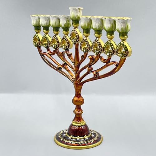 Chandelier pour Hanoukka de style vintage comme bougeoir décoratif de table