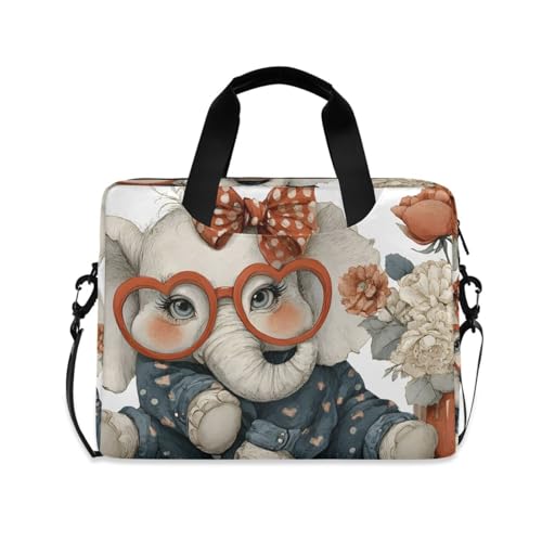 Bolso Maletín para Laptop con Estampado de Elefante Anime miniatura 1