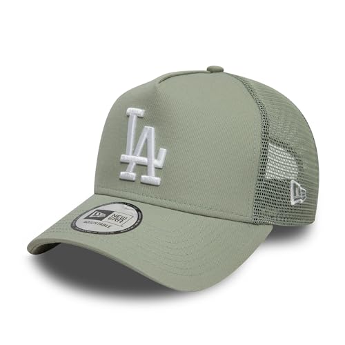 New Era Baseball Truckercap Los Angeles Dodgers Teamlogo Kappe A-Frame verstellbar grün - One-Size