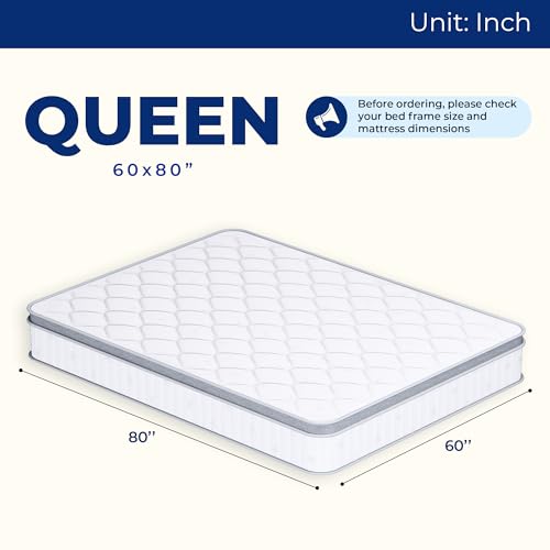 Image of Neo Sleep Queen Size Mattress, 12 Inch Hybrid Comfort & Supportive Mattress in a Box, Cooling Gel Memory Foam and Pocket Springs with Pressure Relief, CertiPUR-US Certified, Medium Plush Feel