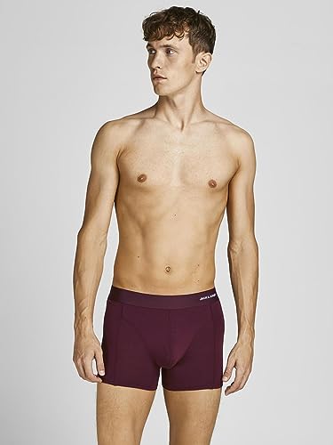 JACK & JONES Herren Jacbasic Bamboo Trunks 3 Pack Noos Boxershorts, Port Royale, L EU – Ansicht 3