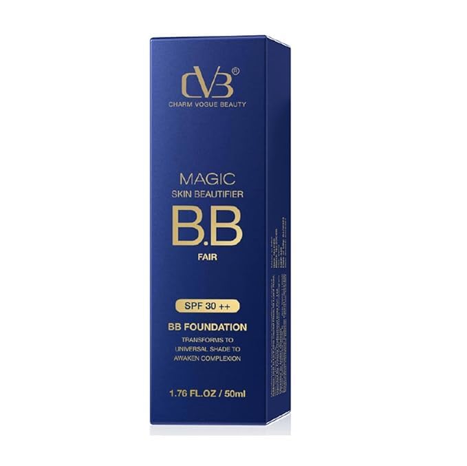 Image of CVB C65 Magic Skin Beautifier BB Fair Cream for Complexion Enhancer, Matte BB Foundation for Face Make-up, Skin Hydration with SPF 30 ++ (04 Natural Nude)
