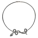 EVBEA Choker Snake Necklace Gothic Statement Collar Necklaces for Women (Black)