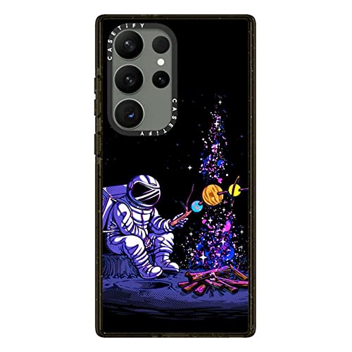 Coque Samsung S23 Ultra Casetify Moon Camping Noir transparent protège votre smartphone
