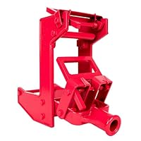 Qualcraft 2601 Tragbarer Wagenheber, zur Verwendung mit 3,8 x 8,9 cm Tannenstangen oder 2,5 cm Außendurchmesser, Temperguss, Rot/Ausflug, einfarbig (Getaway Solids), 1-(Pack)