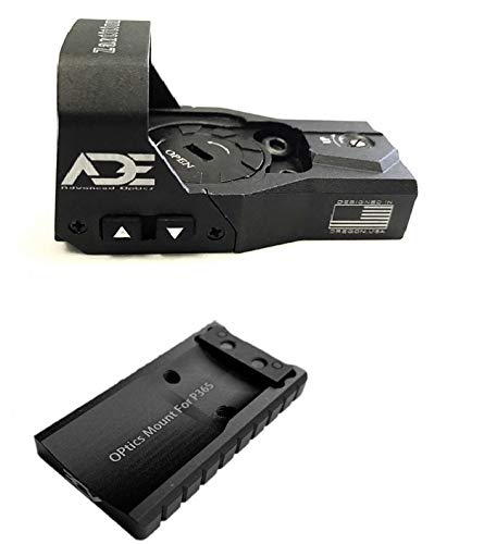 Ade Advanced Optics Zantitium RD3-015 Red Dot Reflex Sight for Sig Sauer P365 Handgun Pistol, Black