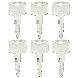 6PCS 91A07-01910 Ignition Keys A5160 Replacement for Mit-subishi CAT FG Series Forklifts