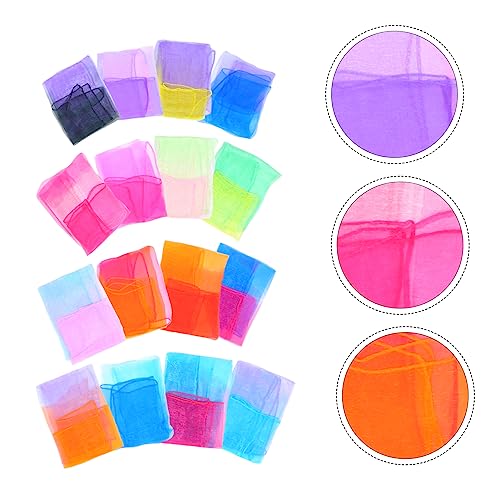 SAFIGLE 30Pcs Gradient Performance Scarves for Lightweight Colors for Kindergarten Parties and Family Gatherings4