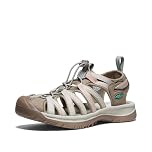 KEEN Women's Whisper Sandal, Taupe/Coral, 6 UK