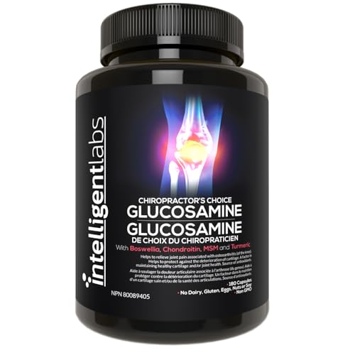 Triple Strength Glucosamine Sulfate Complex 1500mg, With Boswellia, Chondroitin, MSM and Turmeric