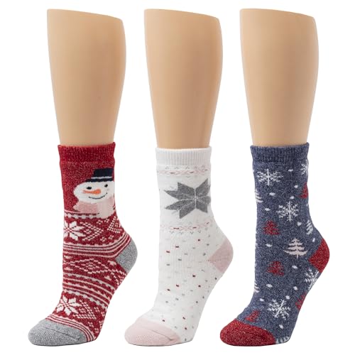 Image of Cuddl Duds Ladies Super Soft Warm Comfortable Multipack Gift Lounge Socks