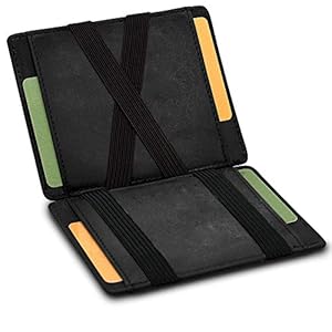 GenTo® LAS VEGAS – Portemonnee met en zonder muntvak – Geteste RFID NFC-bescherming – Magische portemonnee – Magic Wallet – Inclusief geschenkverpakking – Slimme portemonnee – Voor mannen en vrouwen