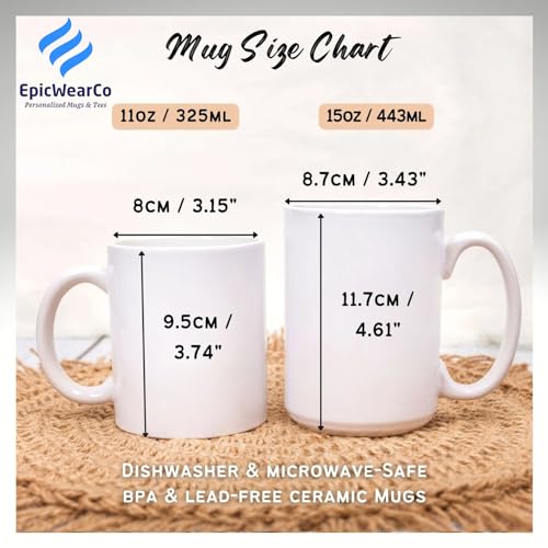 Taza de cerámica personalizada con diseño de perro Jack Russell miniatura 6