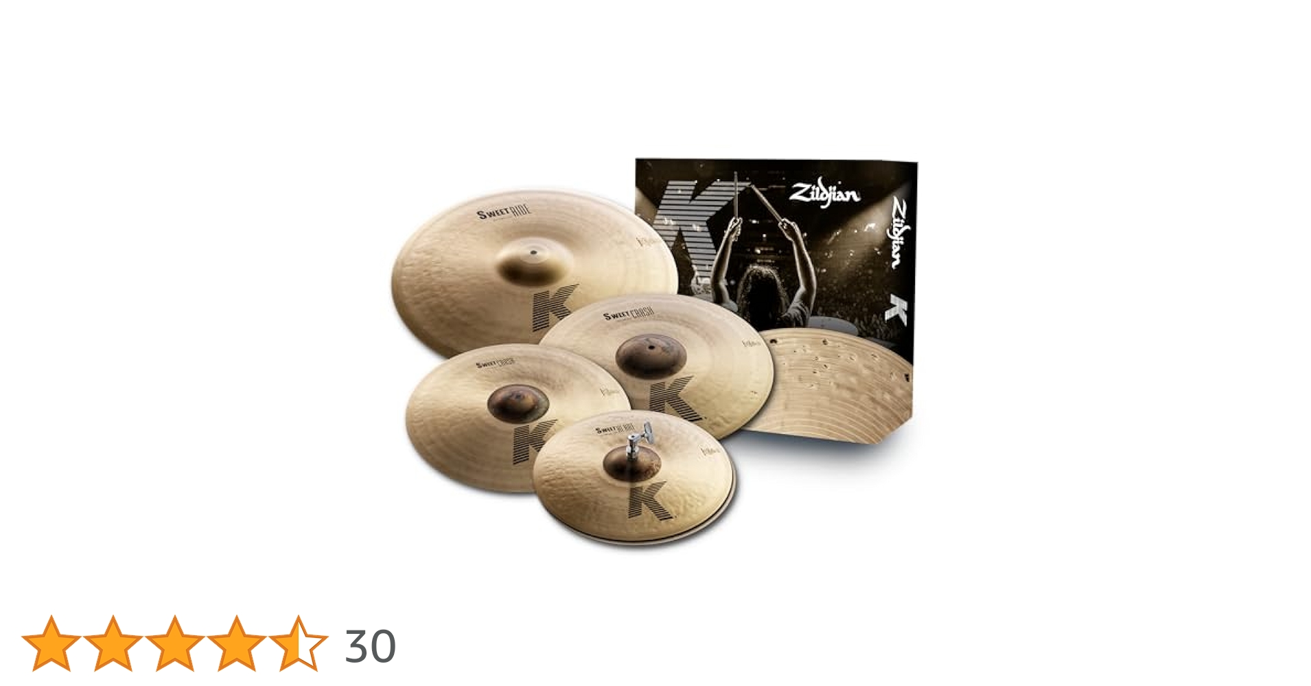 Amazon.co.jp: Zildjian K Sweet Cymbal Pack (KS5791) : 楽器