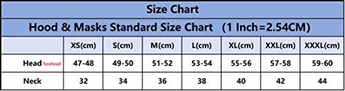 Latex Hood Rubber Full Face Blinder Detachable Cover Eye Mouth Mask Customized 0.4Mm (Xxl) Black #TOP5