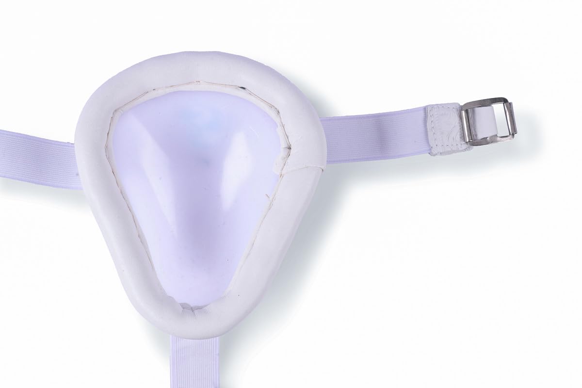 SG Cricket Abdominal Pads - Test | Adult Size Groin Guard with High-Impact Poly Protector & Elastic Straps-image-29