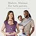 Original Baby K'tan Baby Carrier: #1 Easy Pre-Wrapped, Soft, Slip-On, No Rings, No Buckles | 5 in 1 Baby Sling for Hands-Free Comfort | Heather Grey | Small