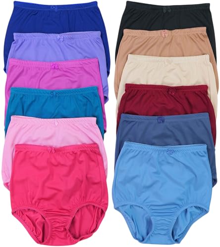 Image of ToBeInStyle Women's Pack of 6 High-Waisted Girdle Brief Tummy Support Everyday Panties
