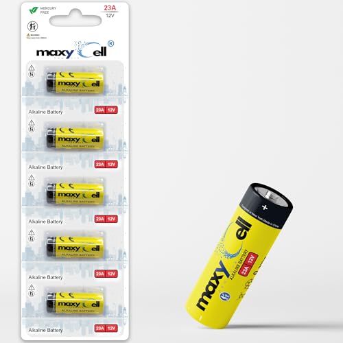 MaxyCell 23A AJdr 12V - e  M̍d RAK[WhAI[vi[AL[tHuAA[ARh~fUC A23 L1028 MN21 GP23A (5pbN)