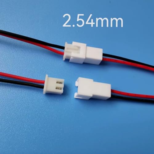 Conector JST-XH 2.54mm macho y hembra con cable silicona 10cm pack 10 pares miniatura 4