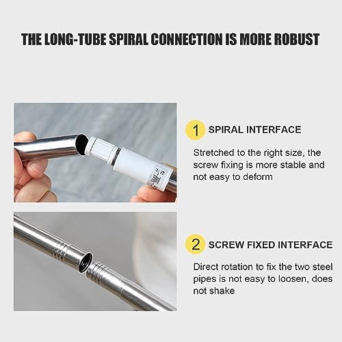 Removable Mosquito Net Bracket, Easy AssembleStudent Dormitory Retractable Mosquito Net Bracket, Universal Stainless Steel Bed Canopy Stand, Bed Blackout Curtain Adjustable Support