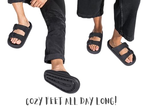 Genuine Pillow Slippers for Women and Men | House Slides Shower Sandals | Extremely Comfy | Cushioned Thick Sole | Cloud Slides | Lightweight Non-Slip Easy to Clean2