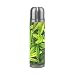 Produktbild COOSUN Cannabis Texture Marijuana Leaf Pile Edelstahl Fläschchen Wasser Flasche Vakuum Isolierbecher auslaufsicher Double Vakuum Flasche, PU Leder Reise Thermobecher, 17 oz