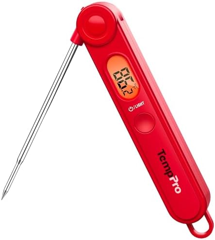 TempPro TP03B Digital Meat Thermometer for Cooking, Instant Read ...