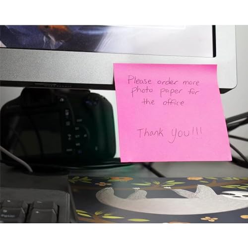 Image of Crackles Sticky Notes - 375 Sheets Sticky Pad, Stick Notes for Study, Stationary Items, Self-Adhesive Memo Pad Sticky Notes Bookmark Point It Marker Memo Sticker