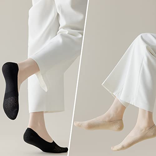 Mcool Mary No Show Socks Women Girls Low Cut Liner Non Slip Hidden Invisible Cotton Socks For Flats Heels #TOP7