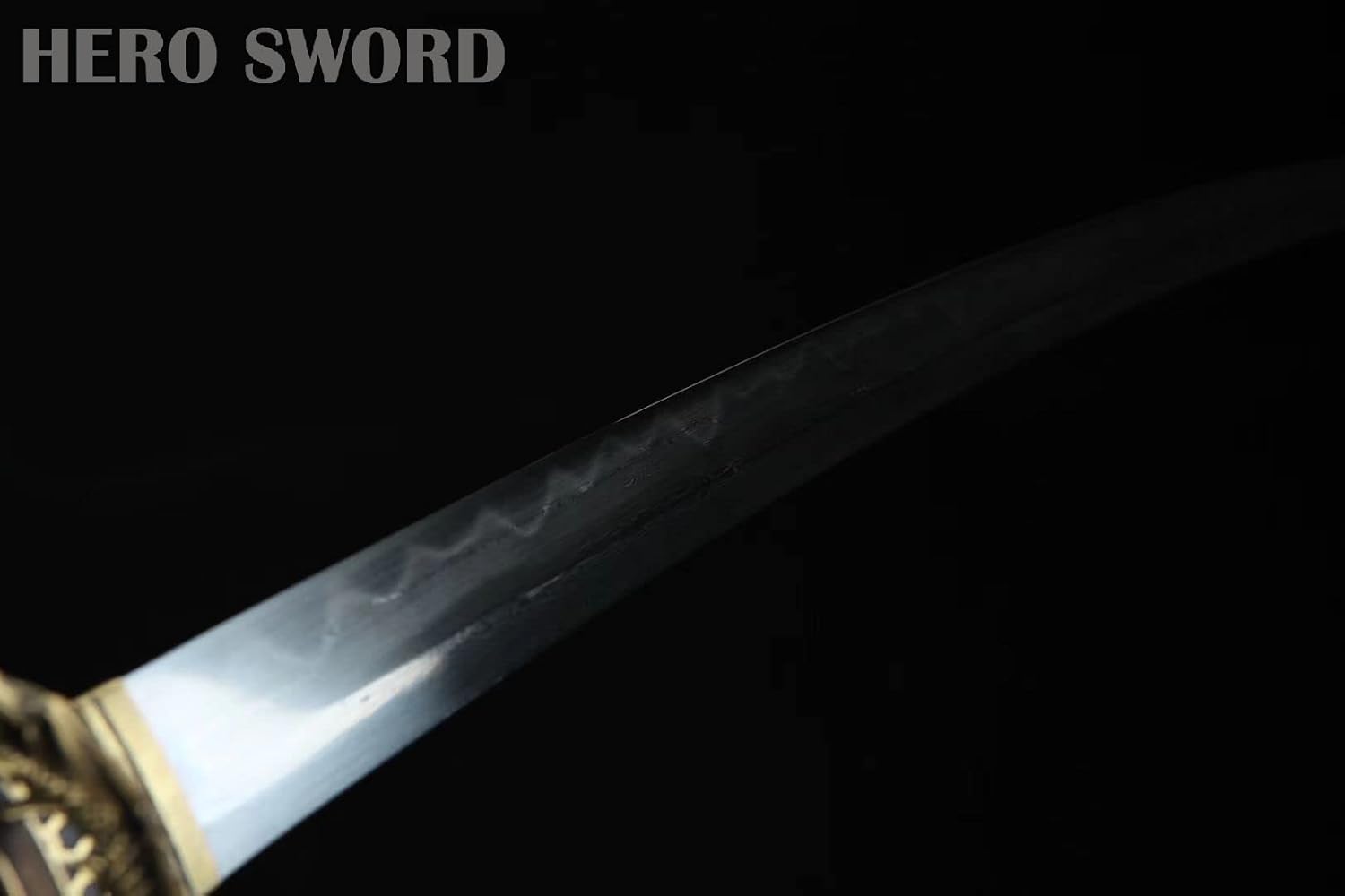 Katana Sword Razor Sharp Real Hamon Clay Tempered Folded Steel Blade Full Tang Japanese Samurai