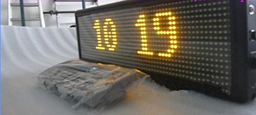 Lampe LED Jaune pour afficher un message avec clavier et écran 16x64