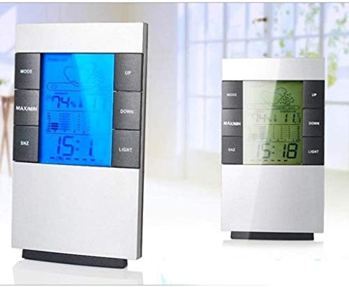 Termómetro interior XMING evita humedades con higrómetro LCD blanco 2