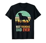 Photo Gallery retro miglior bulldog francese papà frenchie bull dog pet proprietario maglietta Photo Gallery retro miglior bulldog francese papà frenchie bull dog pet proprietario maglietta