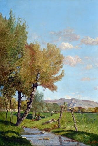 Affiche impression prints toile le Grand Saule Paul Camille Guigou 60x90cm