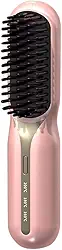 Mini Escova Alisadora De Cabelo Portátil Sem Fio USB - PREMIUM(Rosa)