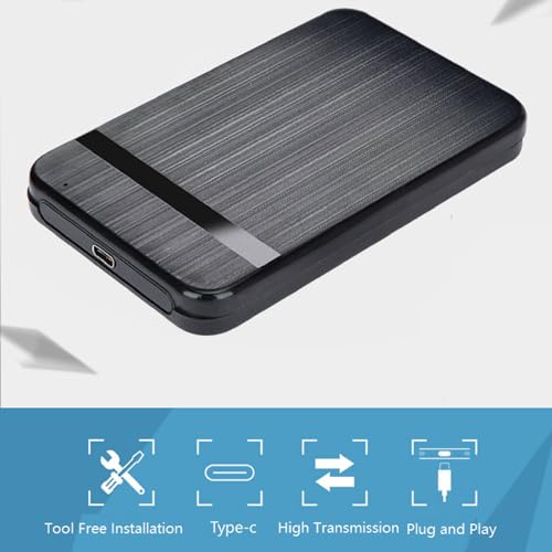 Caja externa para disco SATA 2.5" USB 3.0 tipo C miniatura 6